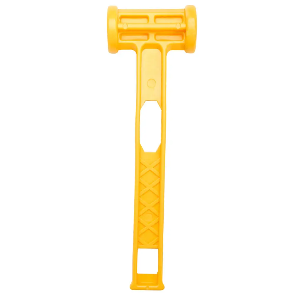Camping Tent Peg Hammer Plastic Mallet for Outdoor Awning Canopy Stake Driving Pulling Lightweight Portable Handle Notches view 3