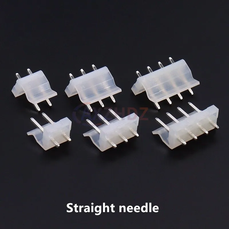 50 قطعة CH5.08mm 2/3/4/5/6/7/8 دبوس موصل 5.08 مللي متر الملعب مستقيم إبرة دبوس رأس + الإسكان + محطة Ch5.08-2p/3p/4p/5p/6p #3