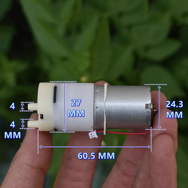 

JQB2438 DC 3V 3.7V Микро-миниатюрный диафрагменный воздушный насос 370, вакуумный насос, насос для отрицательного давления, насос для всасывания, DIY-насос для надувания, аппарат для грудного всасывания
