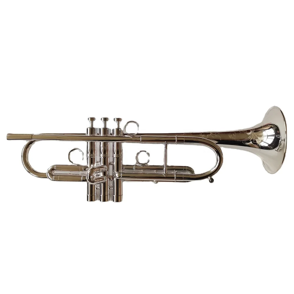 Handmade Professional Trumpet Brass Imported From Germany Bb Key Trumpet Musical Instruments