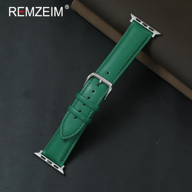 

Casual PU Leather Bracelet for Apple Watch Bands 38/40/41/42/44/45/46/49mm 10 9 8 7 6 5 4 3 SE Ultra 2 Wristwatch Strap