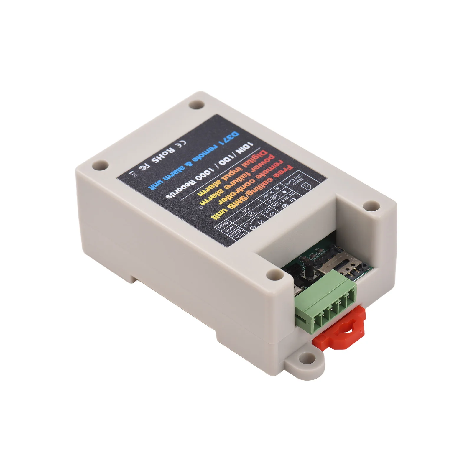 GSM Gate Opener Relay  2G Remote Controller Phone Call SMS Power-off Alarm  Input Alarm for Fences Blinds Garage Doors with SIM - view 5