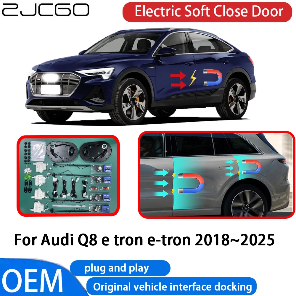 

for Audi Q8 e tron e-tron 2018-2025 Car Automatic Electric Soft Close Door Closer System OEM Plug and Play Comfort Closing