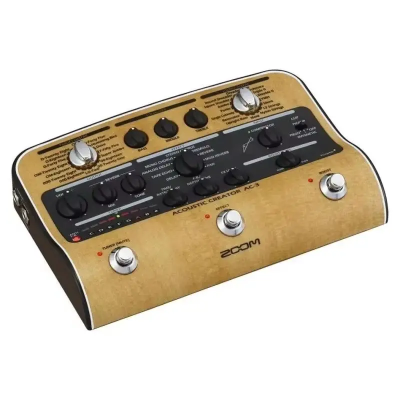 AC-3 acoustic creator guitar effector accessory, multi effect device,function pedal,for live performance and studio