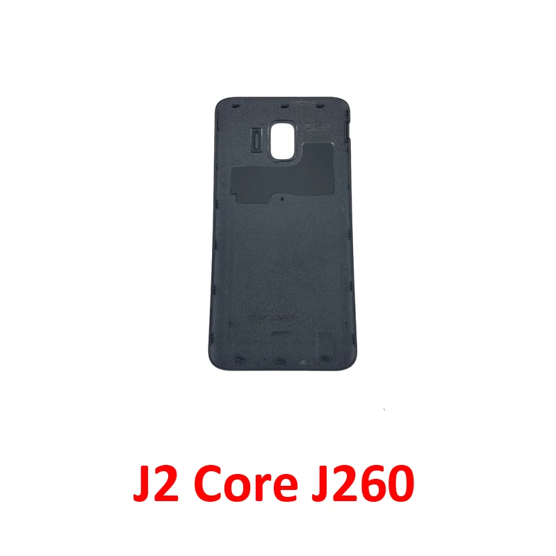 For Samsung Galaxy J2 Core J260 J260F J260G J260M J260Y Mobile Phone Housing Rear Battery Door Back Cover Case Black Gold