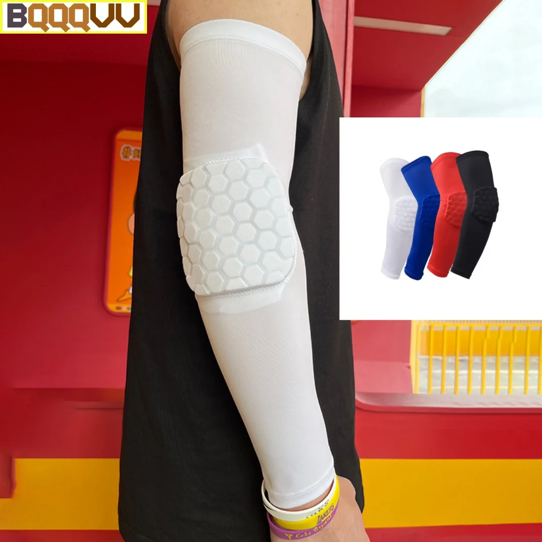 1 Stück Armstulpe Armband Ellbogenstütze Basketball Armstulpe Atmungsaktiver Fußball Sicherheits-Sport-Ellbogenschutz
