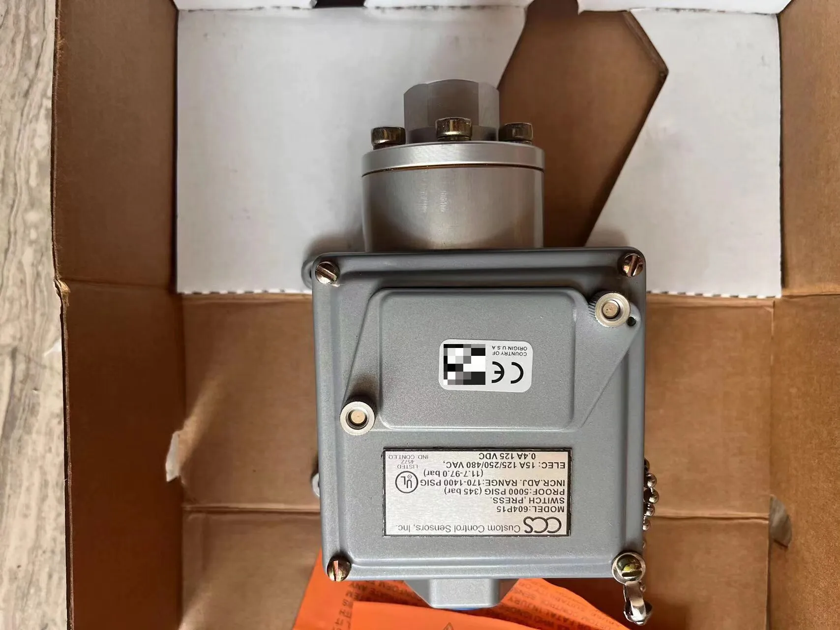 CCS Pressure Switch 604P15 Is Brand New And Original, Imported From The United States, And The Actual Price Can Be Bought Direct