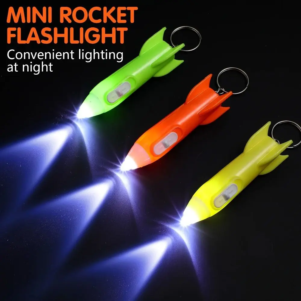 10pcs Portable Mini Flashlight Keychain Bright Luminous Light Keyring Emergency LED Keychain Outdoor