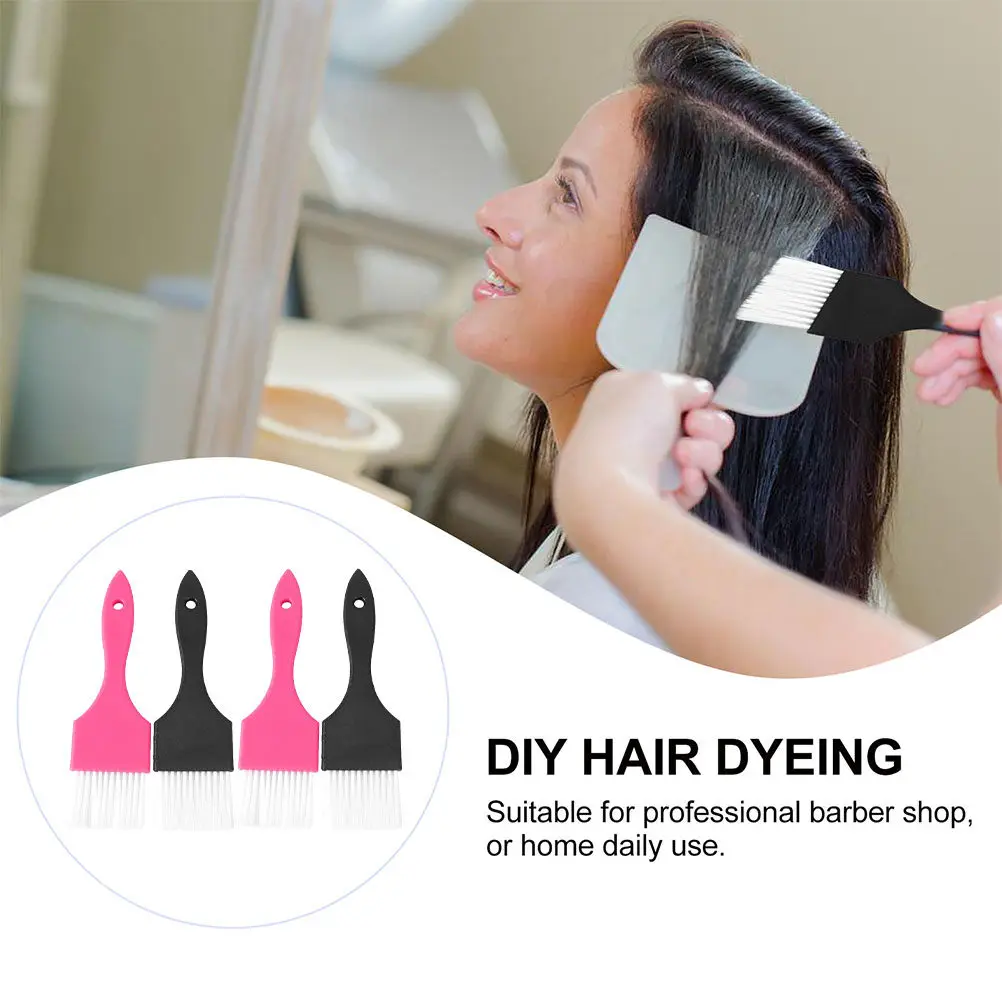 4Pcs Hair Dye Brushes Safe Premium Material Perfect for Professional Salon Home Use Hair Coloring Dyeing Accessories Hairstyling