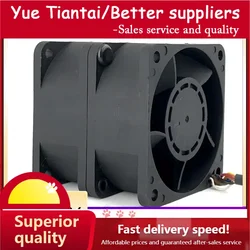 (YTT)6056 Violent High Speed Fan 12V Power Supply Speed Control Dual Motor Turbo High Wind Power 6CM cm 12V Fan