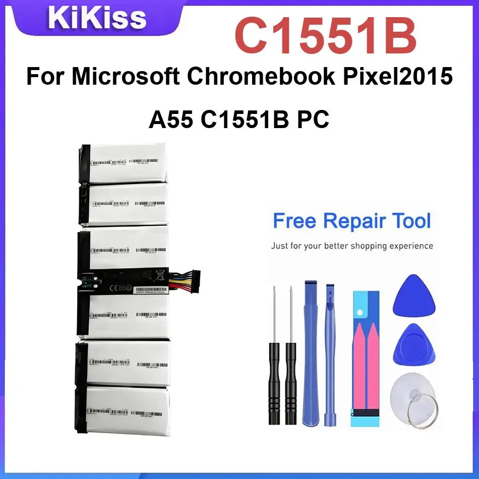 High-Performance Batteries C1551B For Microsoft Surface Chromebook Pixel 2015 A55 C1551B PC