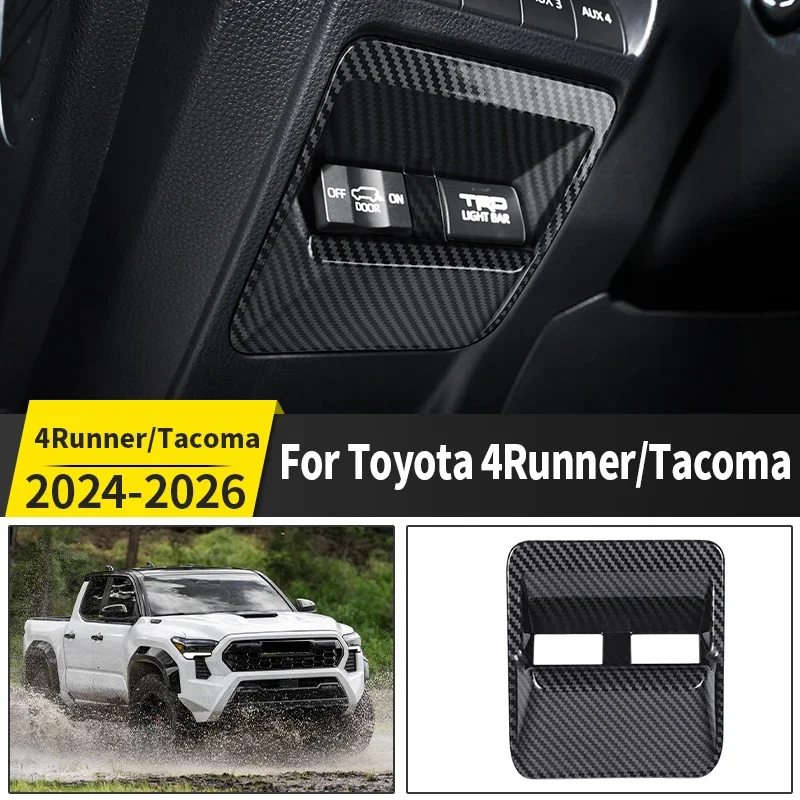 

For 2024 2025 2026 Toyota 4Runner Tacoma Main Driving Function Button Frame Decorative Panel Interior Upgraded Accessories