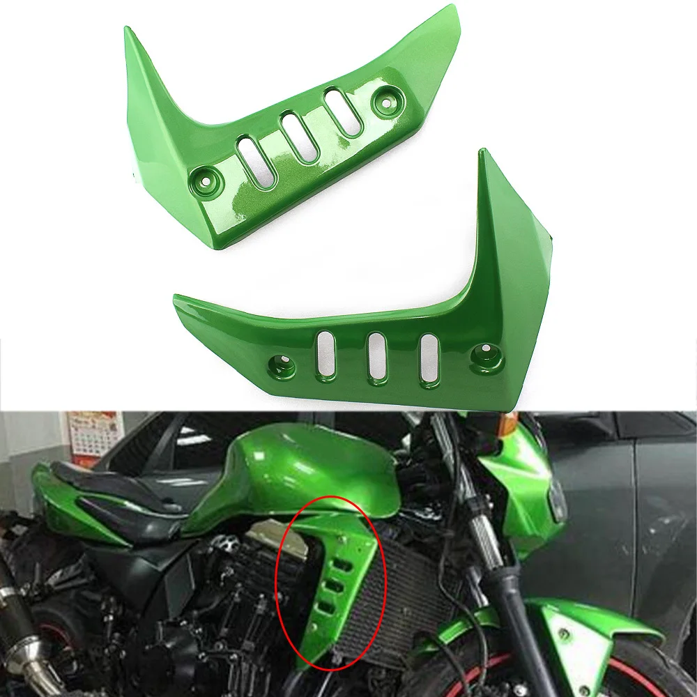 

Боковая накладка на радиатор из АБС-пластика для мотоцикла Kawasaki Z 750 Z750 2004 2005 2006, аксессуары, защита обтекателя, рама