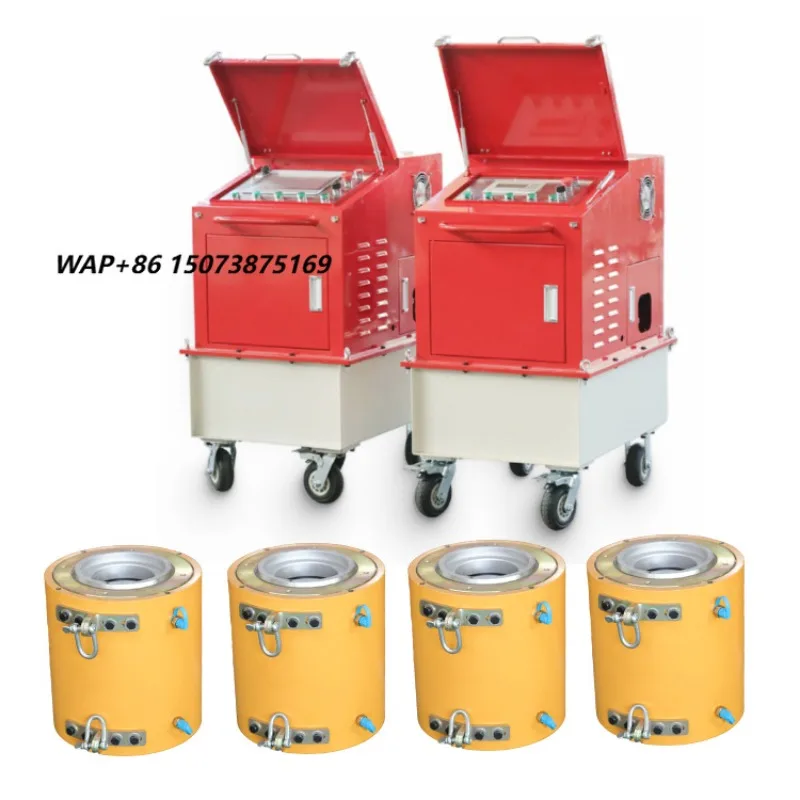 Intelligent Synchronous Lifting Jack Hydraulic Tools Prestressed Concrete Beam Machine Pump Post-Tensioning System Construction