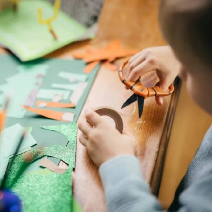 Non-Stick Sports Point Kids' Scissors Basketball， mini scissors ， cute scissors