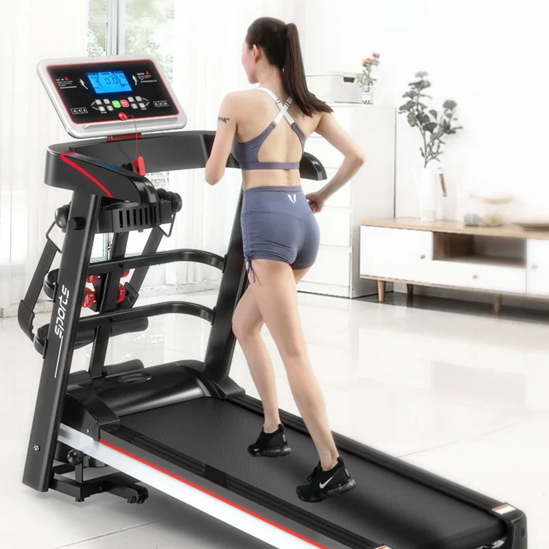 

2024 Upgrade Treadmill with Massage Machine Dumbbe Folding Treadmill Motorized Electric Treadmill with home fitness