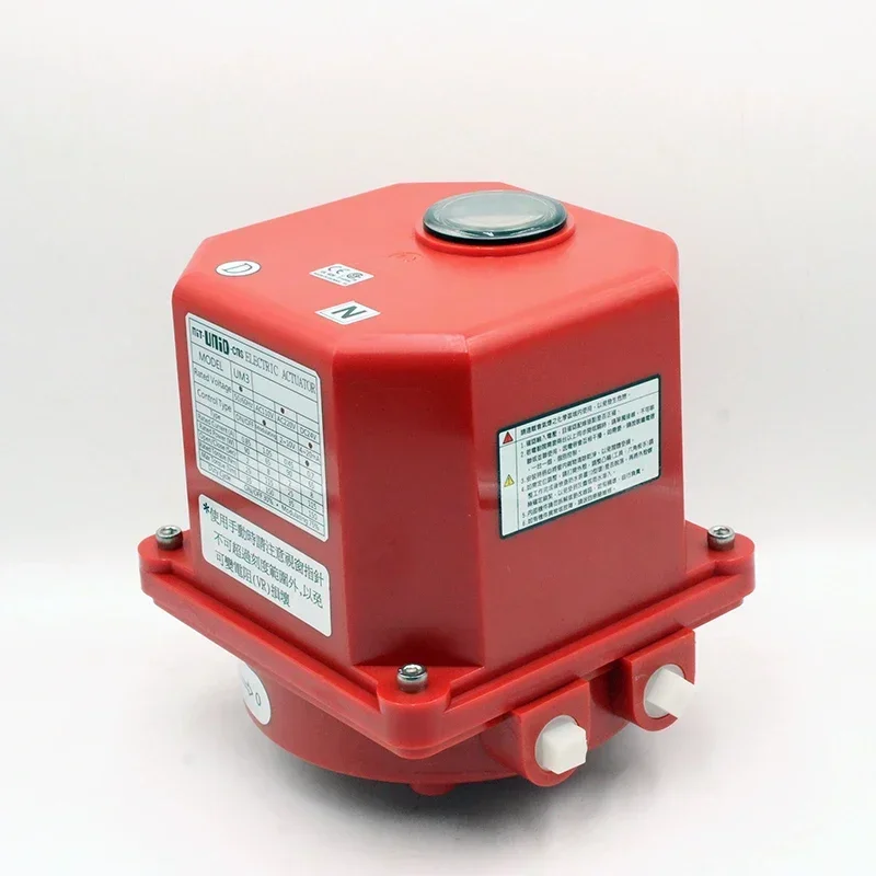 90 Degree Quarter Turn Design On Off Modulating Butterfly Ball Valve Motorized Actuator