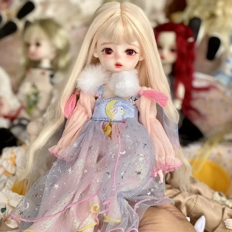 30cm lalka Lolita Bjd Fullset ręcznie robione Up lalka Bjd zmienialna peruka ładna dziewczyna zabawki 1/6 przegub kulisty lalek na prezent urodzinowy