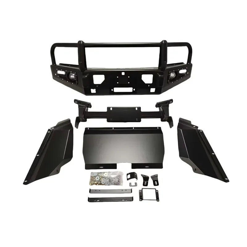 Steel Front Bumper Bull Bar Exterior Accessories Car Body Kit for Toyota LC250