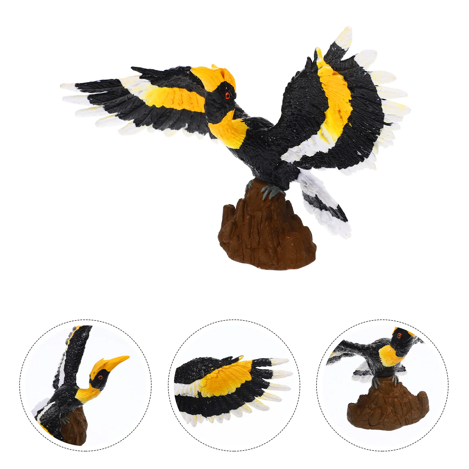 

Outdoor Toys for Kids Toucan Model Garden Greening Decoration Artificial Bird Statue Home Child