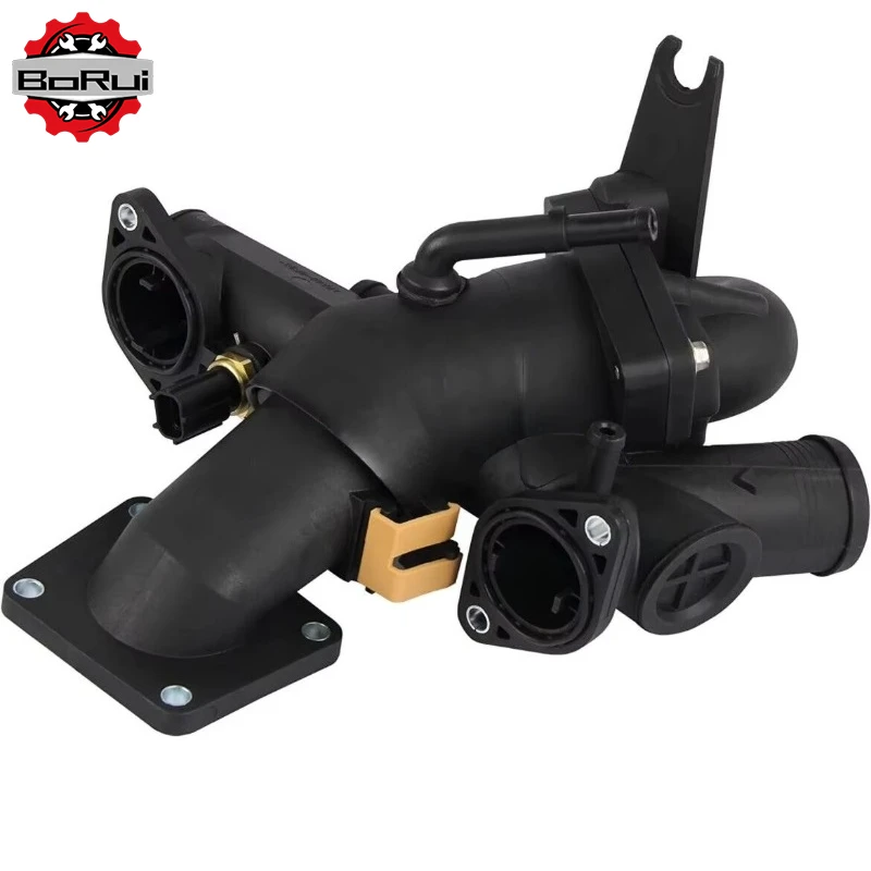 

OEM AJ811793 AJ810214 Automobiles Engine Coolant Thermostat Housing For Jaguar S-Type XF XJ8 XK8 XKR Base 4.2L 5.0L V8