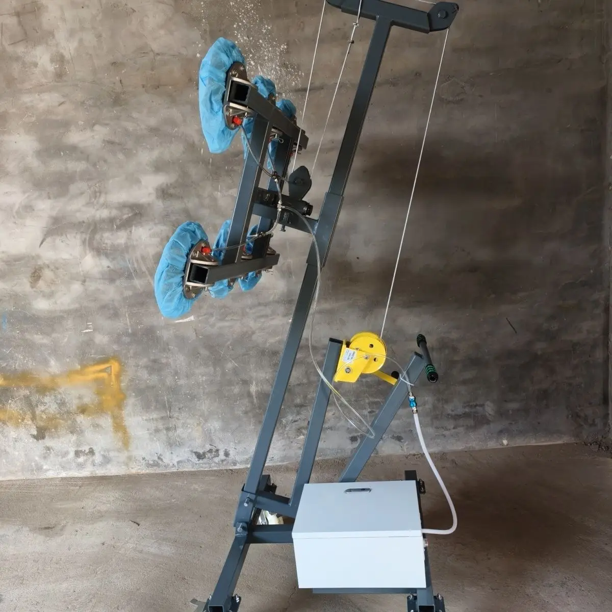 Hand-cranked glass Hand-push suction cup installation Lifting electric vacuum Portable glass Suction cup cart Installation glass 5