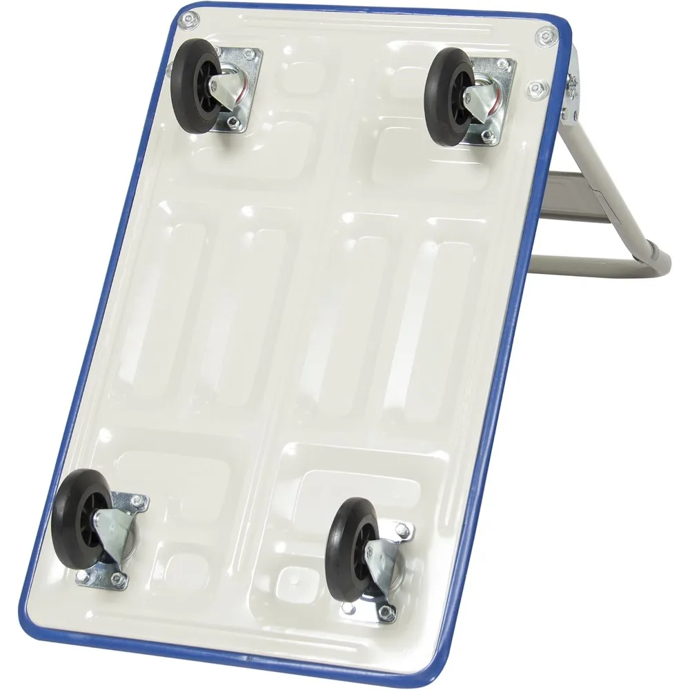 عربة منصة 330 رطل قابلة للطي دوللي قابلة للطي مستودع متحرك شاحنة يدوية