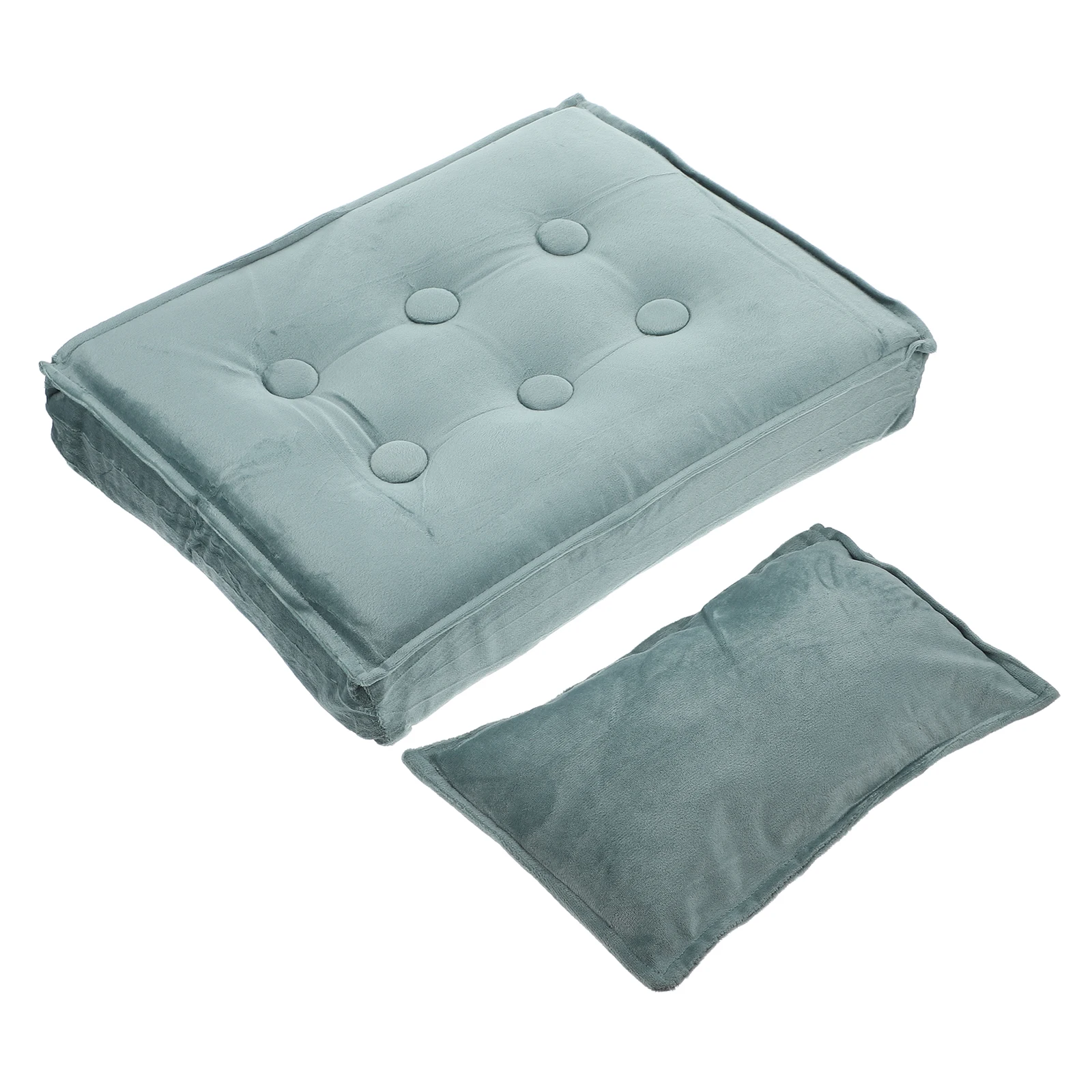 

1set Mini Mattress Baby Photo Props Newborn Pillow Pink Decorative Children Bed Safe Material Elastic Sponge Compact Size
