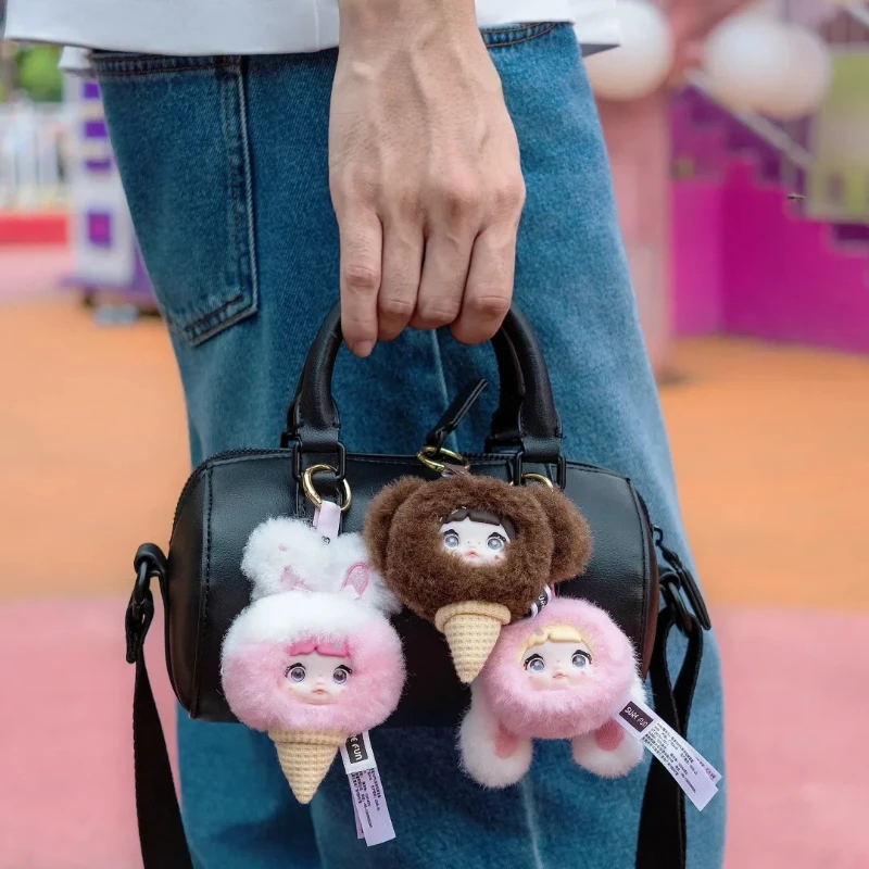 ‌ Novo genuíno nommi doçura 100% caixa cega boneca de pelúcia, mistério kawaii chaveiro animal de pelúcia, bonito presente colecionável para meninas