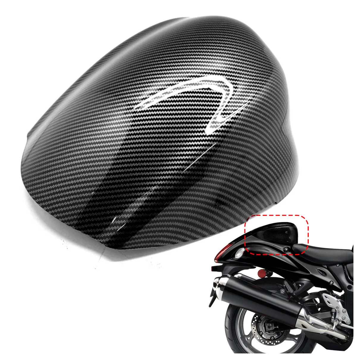 

Carbon Fiber Pattern Rear Upper Tail Centre Cover Fender Frame Fairing for Suzuki Hayabusa Gsx 1300 R Gsx1300r 2008-2020