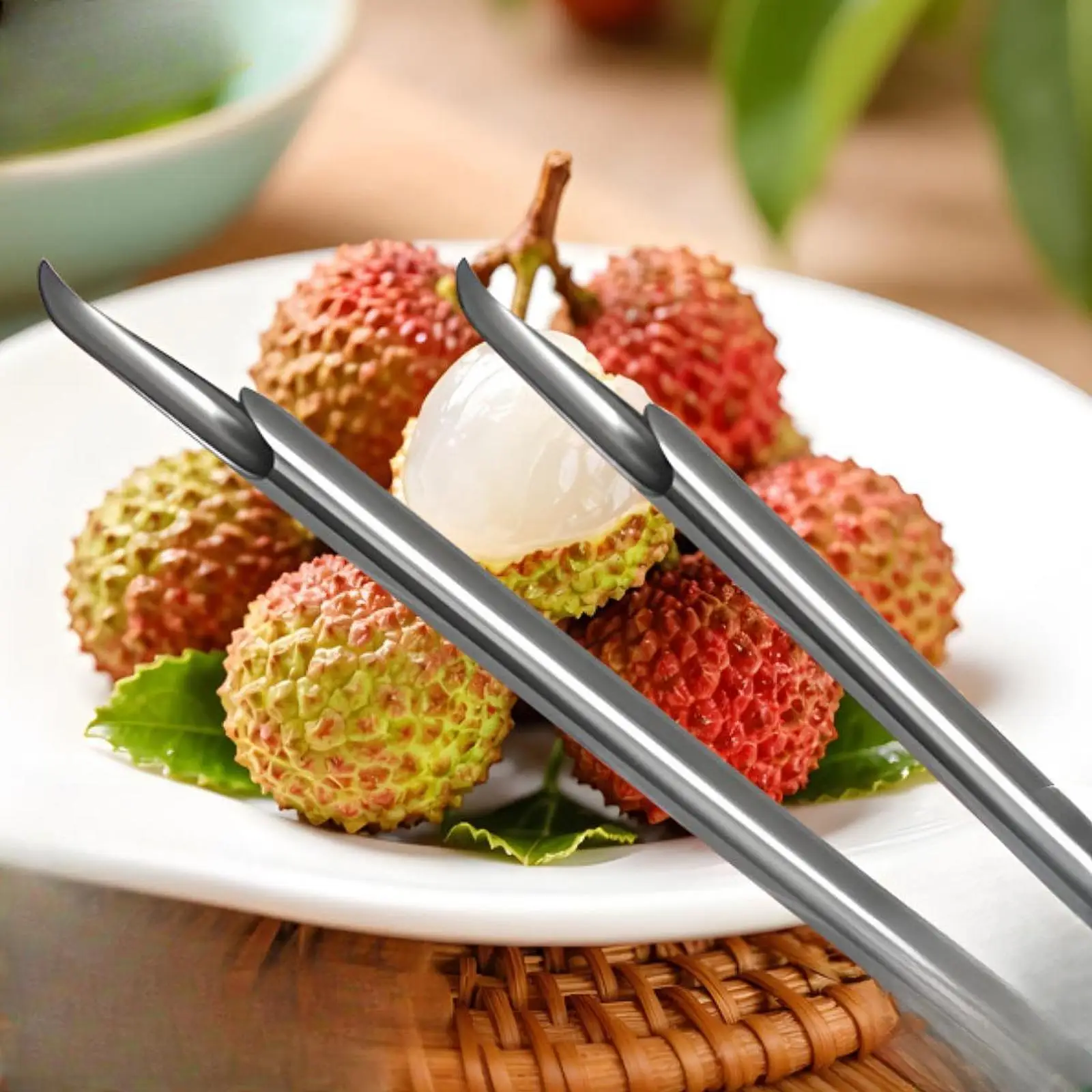 Lychee Core Removal Tool Portable Stainless Steel Ergonomic Kitchen Gadget Efficient for Fruit Core Extracting