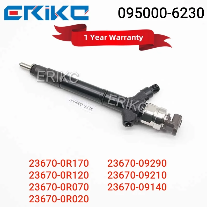 

095000-6230 Diesel Fuel Injectors 23670-09290 23670-09210 Nozzle Injector 23670-09140 Auto Common Rail Injector for Toyota