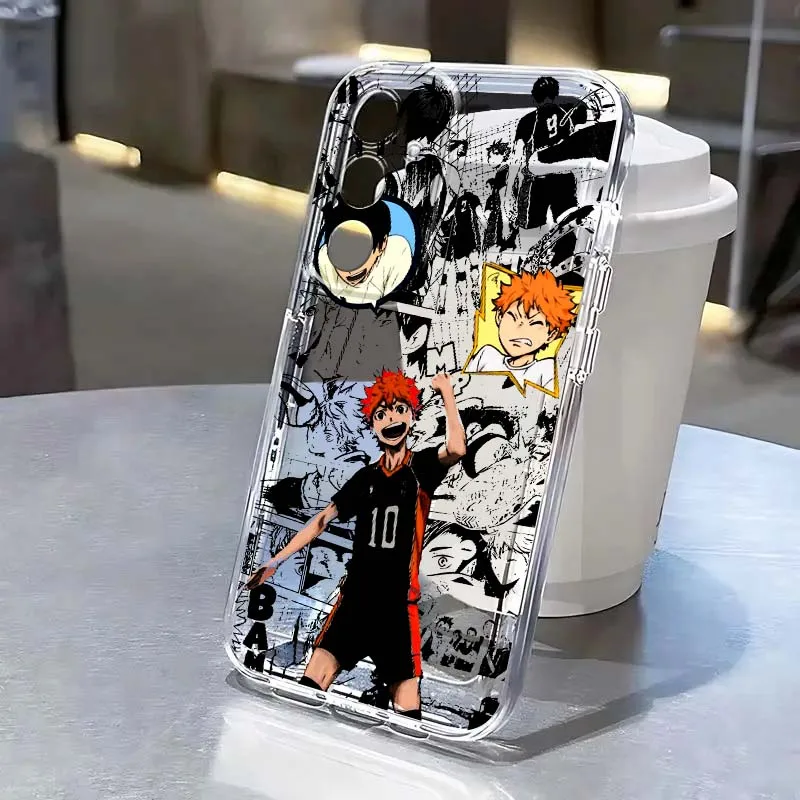 

Haikyu Anime Popular Art Phone Case For Samsung A56 A42 A36 A35 A34 A23 A16 A15 A05 A04 A03 Note 20 5G Translucent