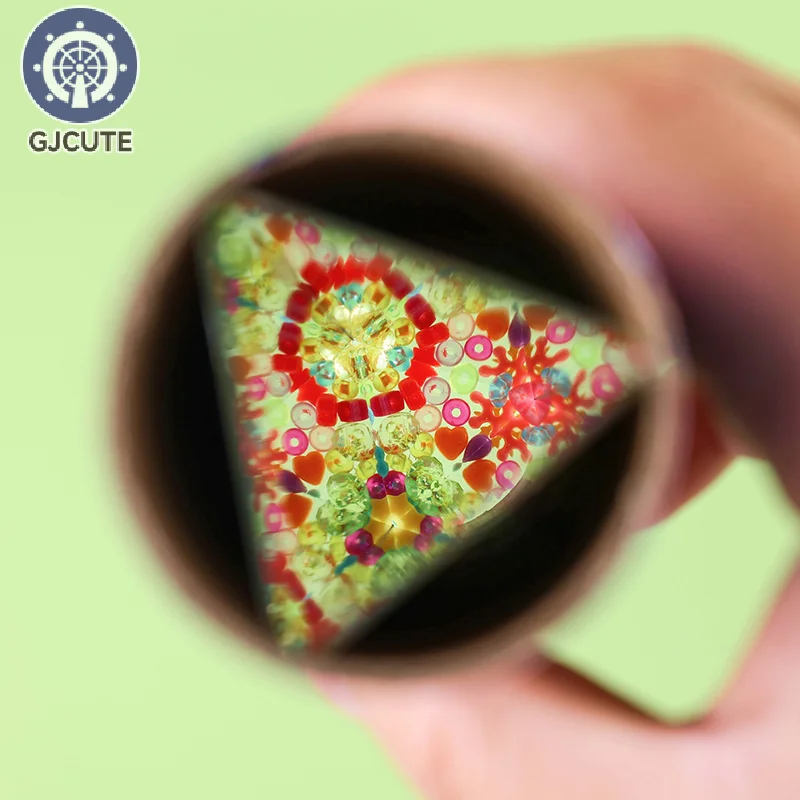 

1 Set Interactive Logical Rotating Kaleidoscope DIY Handmade Materials Magic Classic Educational Toys For Children