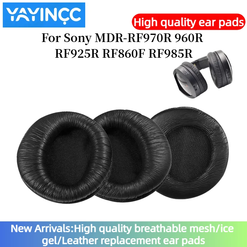 

YAYINCC Protein Leather Earpads Cushions For Sony MDR-RF970R 960R RF925R RF860F RF985R Headphones, Replacement Ear Pads Headset