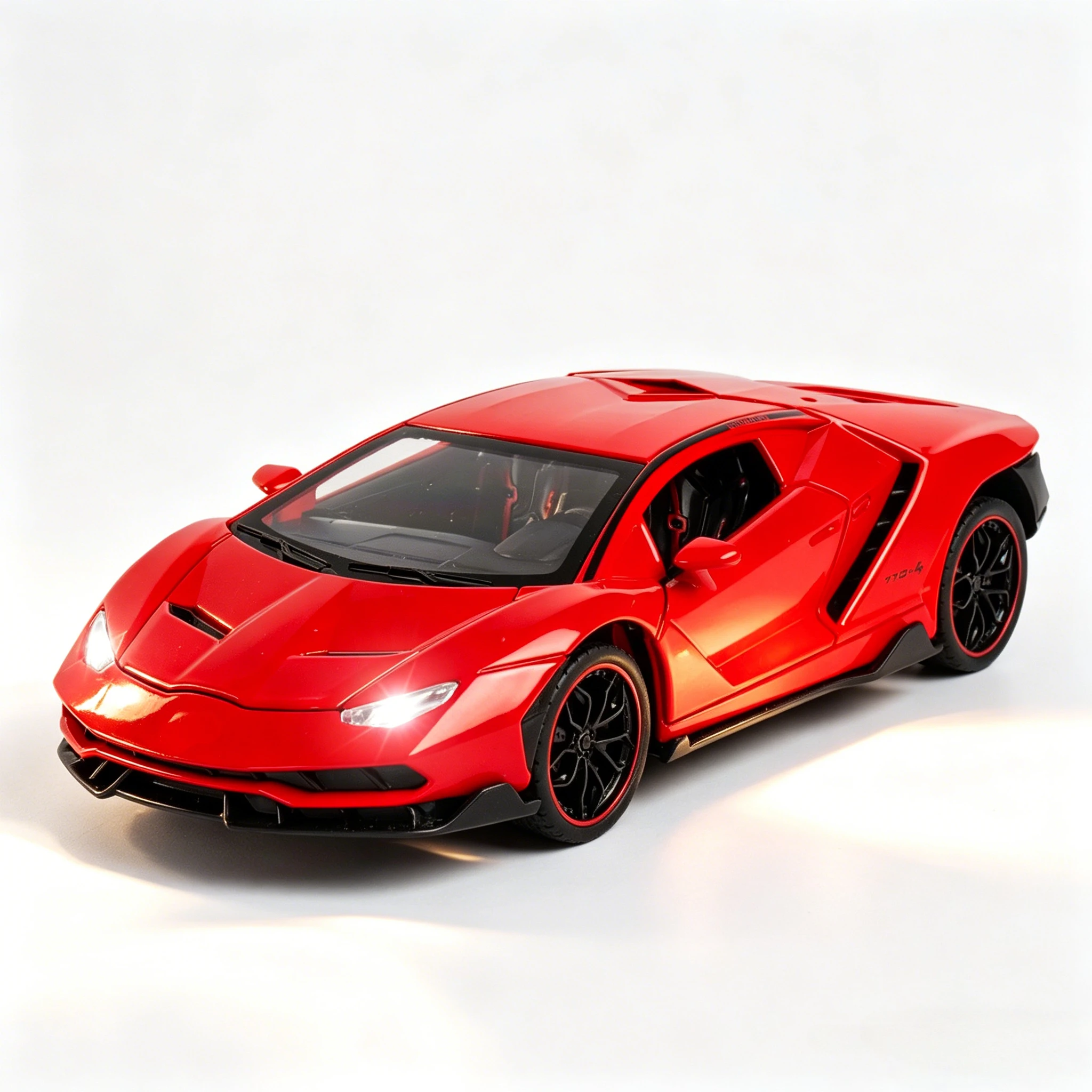 

1:24 LP770-4 Toy Car Model Alloy Diecast Sound Light Pull Back Doors Opened Vehicle Models Kid Educational Toys
