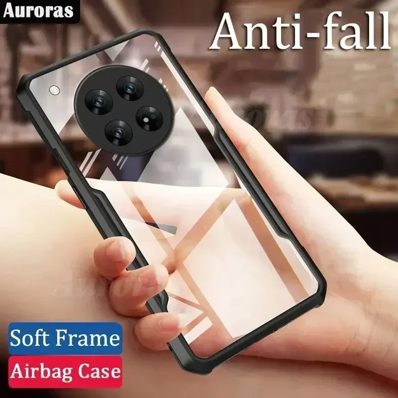 Phone Case For Infinix Zero 40 4G/5G Airbags Shockproof Protect Frosted Transparent Back Cover For InfinixZero40 5G 4G40Infinix