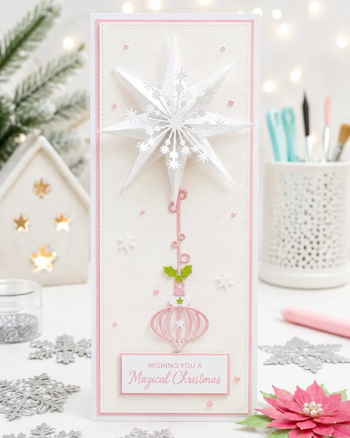 Esténcil y troqueles de cinta de guisante blanco dulce, novedad 2026, esténcil de decoración para álbumes de recortes y diarios, plantilla de estampado, tarjeta de felicitación DIY