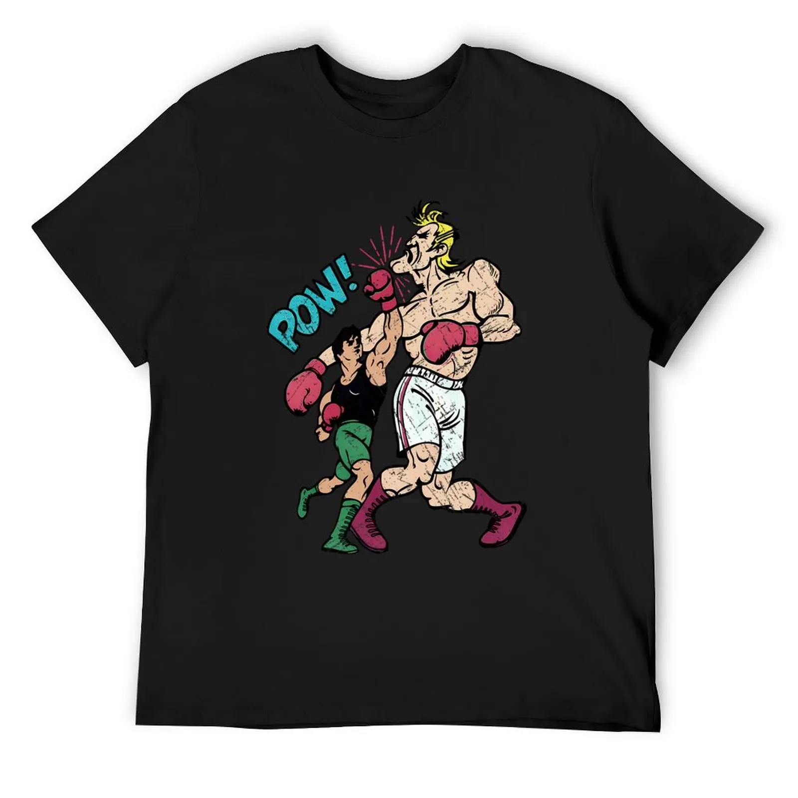

Punch-Out Vintage \t V01 \t T-Shirt for a boy Short sleeve tee plus size men clothing