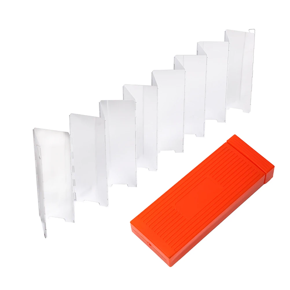 

Portable Stove Windproof Board Guard Aluminum Alloy Foldable Lightweight Camping Bbq Windscreen Outdoor Cooking Tool