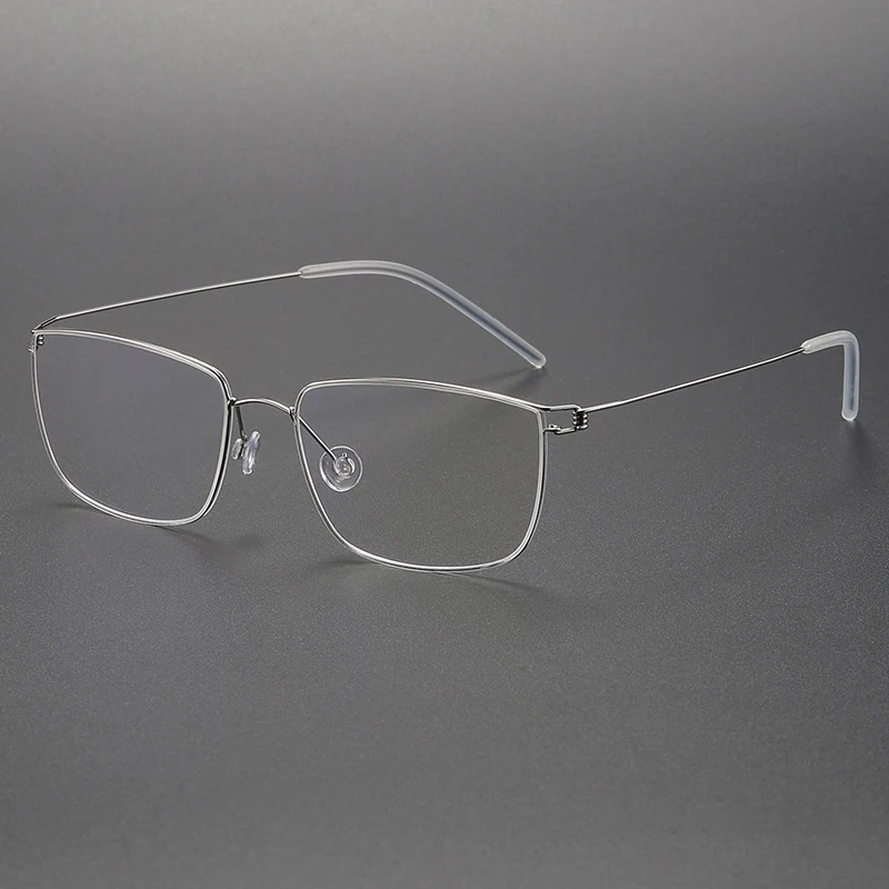 

Новые датные брендовые оптические титановые очки в оправе для мужчин и женщин, безвинтовые сверхлегкие очки в тонкой оправе, модные простые очки