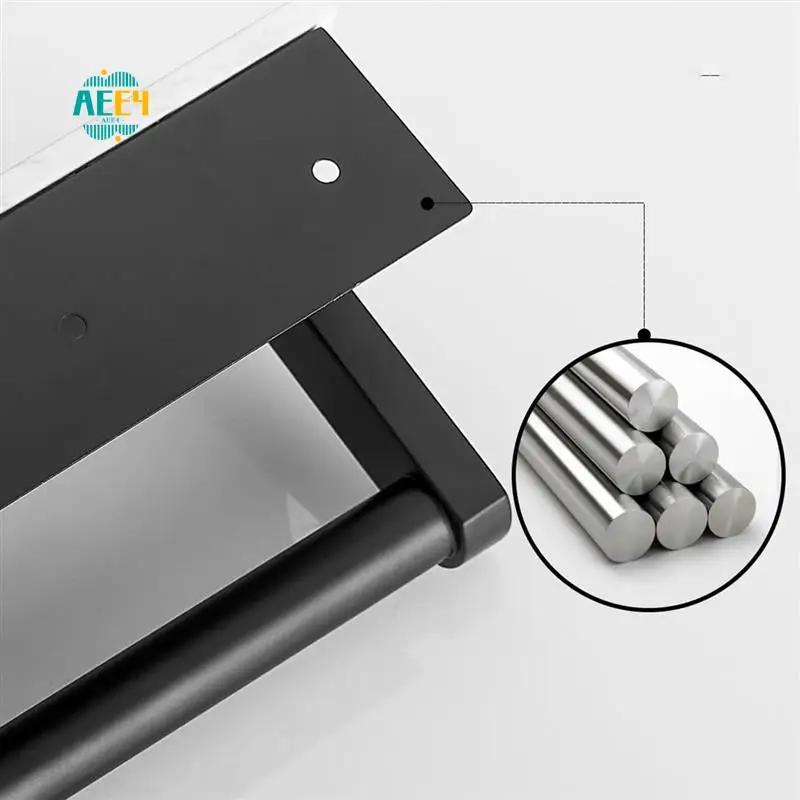 

AEE4-Мраморный держатель для туалетной бумаги с полкой, держатель для рулона туалетной бумаги, настенное крепление для декоративного шкафа в ванной комнате