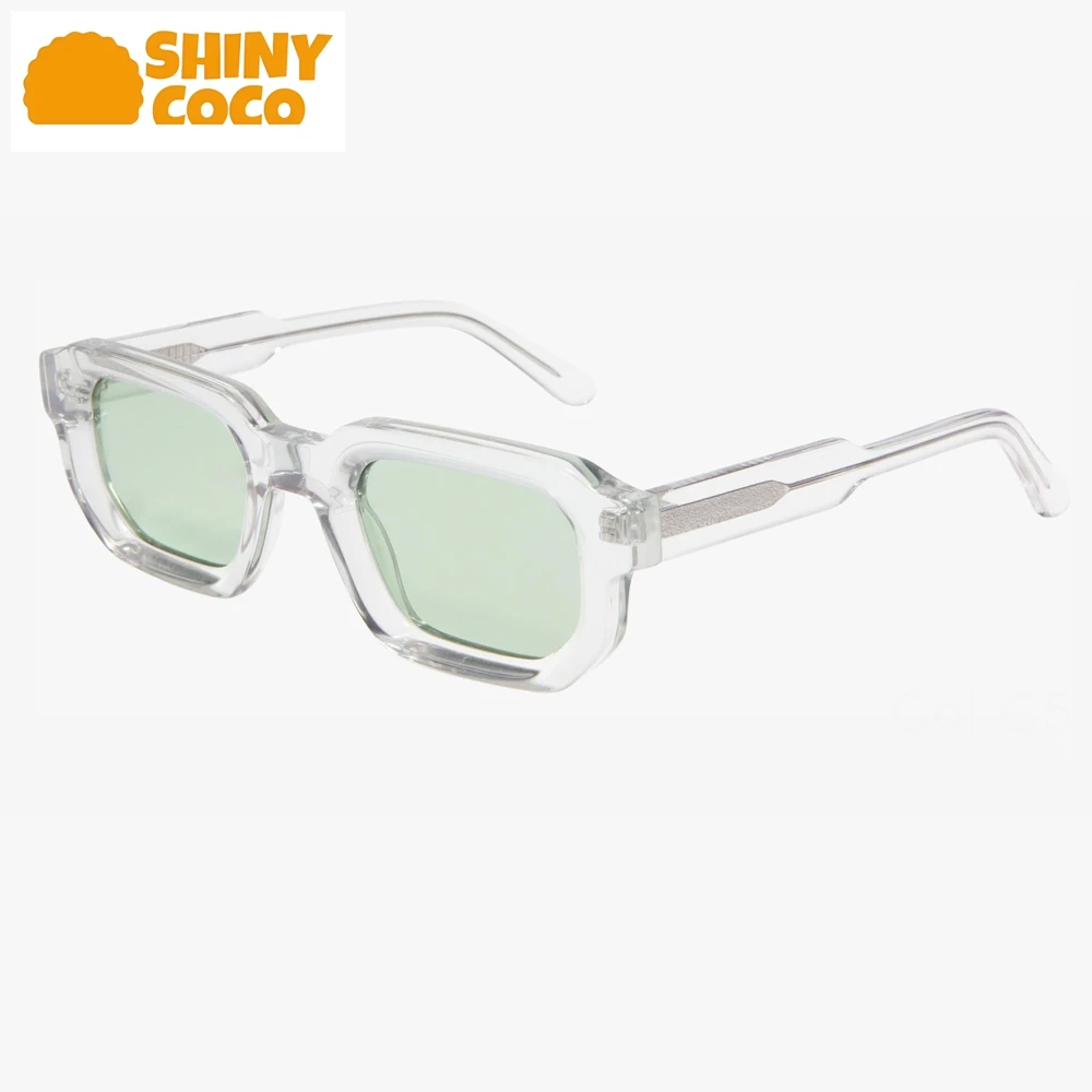 

ShinyCoCo Luxury Brand Trendy Retro Sun Protection Polarized Sunglasses Square Frame Uv Blocking Sheet Sunglasses