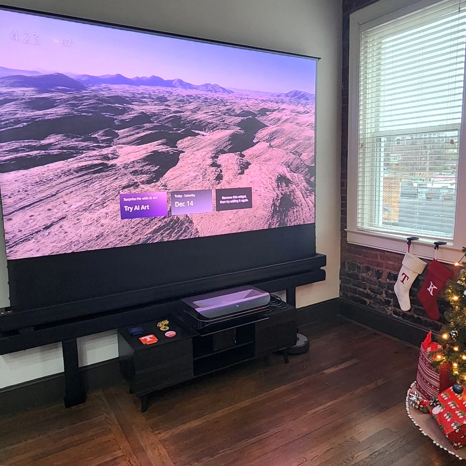 

Проекционный экран ALR с электроприводом, 150 дюймов, напольный, с функцией натяжения, для проекторов UST и лазерных телевизоров