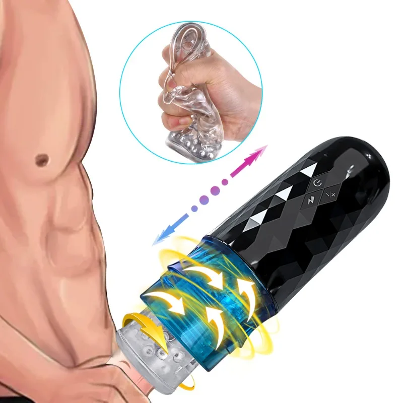 

Automatic Male Masturbator Heating Retractable Aircraft Cup Penis Vibration Masturbation Massage Pussy for Penis Sex Toy for Men