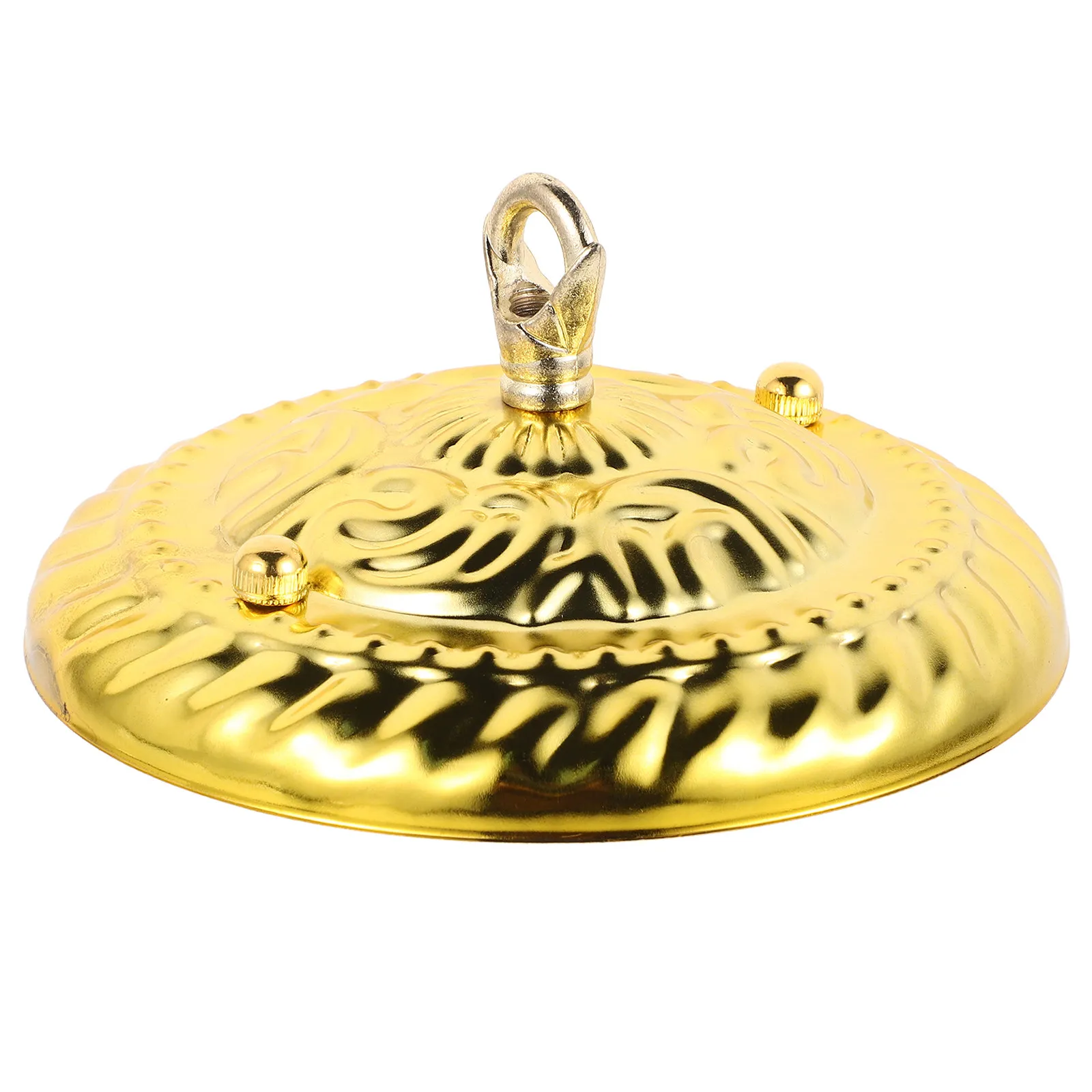 Robust Ceiling Light Fitting Canopy for Pendant Light Embossed Decorative Plate Heavy Duty Stability Easy DIY Installation Home