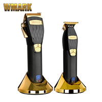 NEW WMARK NG-2032 2033 Cordless 5 Cutting Speed Hair Clipper  with LCD Display with Taper Blade Electric Hair Trimmer