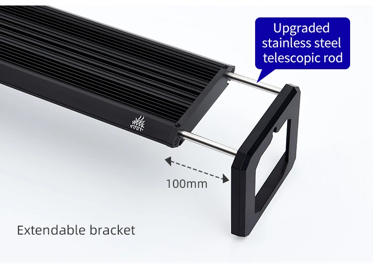 WEEK AQUA M Series Water Grass Lamp Straddle Headlight Panel Button Version APP Timing Dimming RGB-UV LED LAMP