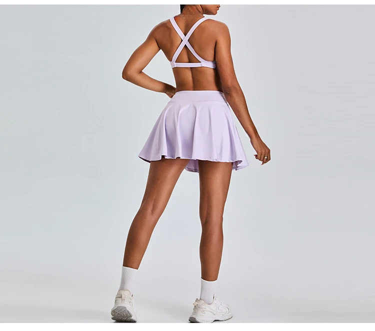 

Golf Skirt Women High Waist V Running Outdoors Tennis Sport Skirt Gym Sports Skirt Woman Fitness Sets Sport Outfit for Woman