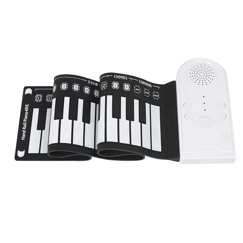 

49 key hand roll electronic organ Portable folding hand roll piano Electronic organ beginner keyboard instrument